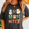 Merry Christmas Cute Santa Holiday Family Xmas Winter T-shirt S-5XL