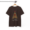 Christmas Tree Leopard Cozy Holiday Festive Shirt T-shirt S-5XL