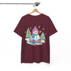 Christmas Snowman Holiday Gift Crewneck Shirt T-shirt S-5XL
