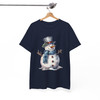 Christmas Snowman Holiday Crewneck Shirt T-shirt S-5XL