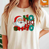 Ho Ho Ho Santa Christmas Holiday Shirt T-shirt S-5XL