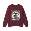 Staying Alive Skeleton Coffee Sweatshirt Adult S-5XL