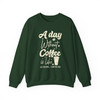 Funny Coffee Caffeine Sweatshirt Adult S-5XL