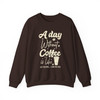 Funny Coffee Caffeine Sweatshirt Adult S-5XL
