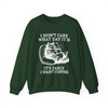 Cat Coffee Retro Sweatshirt Adult S-5XL