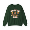 Retro Coffee Run Sweatshirt Adult S-5XL