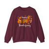 Happy Happy Thanksgiving Sweatshirt Adult S-5XL