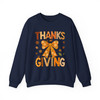 Coquette Bow Thanksgiving Sweatshirt Adult S-5XL