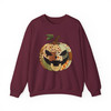 Retro Patchwork Halloween Pumpkin Sweatshirt Adult S-5XL