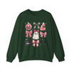 Pink Bow Coquette Halloween Sweatshirt Adult S-5XL