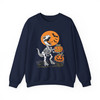 Halloween Cat And Pumpkin Sweatshirt Adult S-5XL