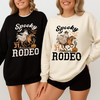Western Halloween Skeleton Cowgirl Sweatshirt Adult S-5XL