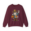 Halloween Witch And Pumpkin Sweatshirt Adult S-5XL