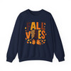 Fall Vibes Cheetah Pumpkin Sweatshirt Adult S-5XL