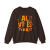 Fall Vibes Cheetah Pumpkin Sweatshirt Adult S-5XL