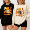 Fall Vibes Cheetah Pumpkin Sweatshirt Adult S-5XL