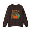 Hello Fall Shirt Cute Thanksgiving Family Outfit Autumn Sweatshirt S-5XL