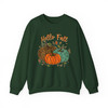 Hello Fall Shirt Cute Thanksgiving Family Outfit Autumn Sweatshirt S-5XL