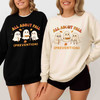 Ghost All About Fall Prevention Shirt Occupational Therapy Halloween Sweatshirt S-5XL