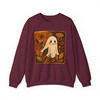 Spooky Chicken Halloween Shirt Cute Ghost Fall Farm Sweatshirt S-5XL