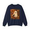 Spooky Chicken Halloween Shirt Cute Ghost Fall Farm Sweatshirt S-5XL