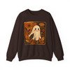 Spooky Chicken Halloween Shirt Cute Ghost Fall Farm Sweatshirt S-5XL