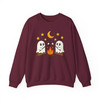 Cute Ghost Campfire Halloween Shirt Cozy Fall Sweatshirt S-5XL