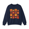 Retro Fall Pumpkins Shirt Vintage Checkered Autumn Sweatshirt S-5XL
