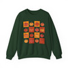Retro Fall Pumpkins Shirt Vintage Checkered Autumn Sweatshirt S-5XL