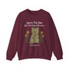 Sorry I'm Late His Timing Not Mine Shirt Cute Praying Cat Christian Sweatshirt S-5XL