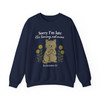 Sorry I'm Late His Timing Not Mine Shirt Cute Praying Cat Christian Sweatshirt S-5XL