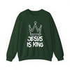 Jesus Is King Shirt Christian Bible Verse Faith Sweatshirt S-5XL