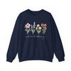 Consider The Wildflowers Shirt Christian Floral Faith Sweatshirt S-5XL