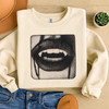 Vampire Fangs Black Goth Horror Shirt Sweatshirt S-5XL