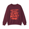 Whats Your Favorite Scary Movie Shirt Horror Sweatshirt S-5XL