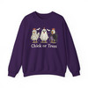 Funny Chicken Chick Or Treat Halloween Adult Sweatshirt S-5XL