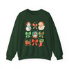 Merry Christmas Cute Santa Holiday Family Xmas Winter Sweatshirt S-5XL