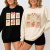 Christmas Stamp Vintage Postmark Holiday Sweatshirt S-5XL
