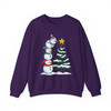 Retro Christmas Snowman Cute Holiday Crewneck Sweatshirt S-5XL