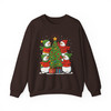 Funny Christmas Snowman Tree Holiday Crewneck Sweatshirt S-5XL