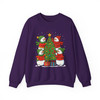 Funny Christmas Snowman Tree Holiday Crewneck Sweatshirt S-5XL
