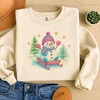 Christmas Snowman Holiday Gift Crewneck Sweatshirt S-5XL