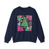 Cute Merry Christmas Family Tree Holiday Sweatshirt S-5XL
