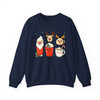 Christmas Coffee Lover Holiday Crewneck Sweatshirt S-5XL