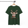 Festive Reindeer Holiday Cozy Winter Crewneck Shirt T-shirt S-5XL