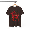 Cozy Winter Holiday Reindeer Graphic Christmas Shirt T-shirt S-5XL