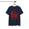 Cozy Winter Holiday Reindeer Graphic Christmas Shirt T-shirt S-5XL