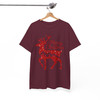 Cozy Winter Holiday Reindeer Graphic Christmas Shirt T-shirt S-5XL