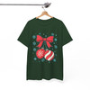 Retro Coquette Christmas Cherries Festive Holiday T-shirt S-5XL