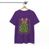 Colorful Coquette Christmas Ornament Glitter Bow T-shirt S-5XL